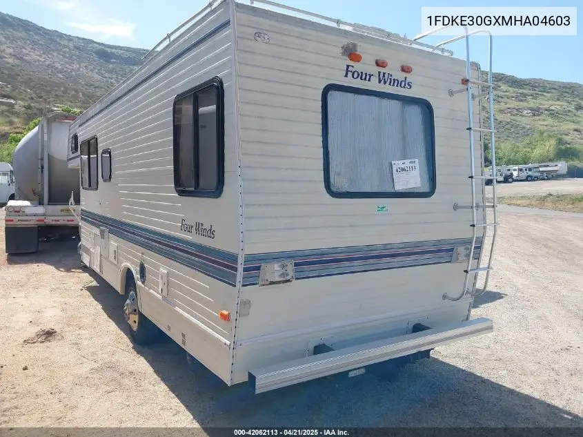 1991 Ford Econoline E350 Cutaway Van VIN: 1FDKE30GXMHA04603 Lot: 42062113