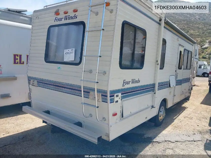 1991 Ford Econoline E350 Cutaway Van VIN: 1FDKE30GXMHA04603 Lot: 42062113