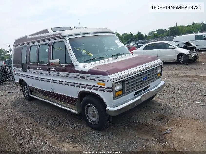 1991 Ford Econoline E150 Van VIN: 1FDEE14N6MHA13731 Lot: 42488264