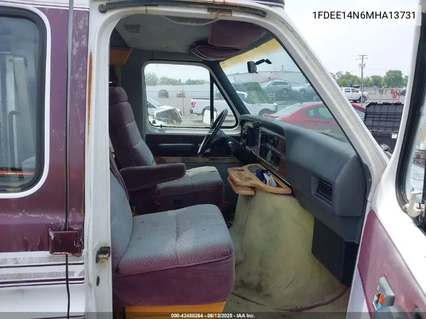 1991 Ford Econoline E150 Van VIN: 1FDEE14N6MHA13731 Lot: 42488264