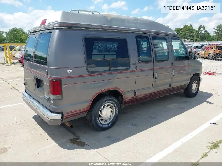 1995 Ford Econoline E150 Van VIN: 1FDEE14N4SHA39161 Lot: 42618695