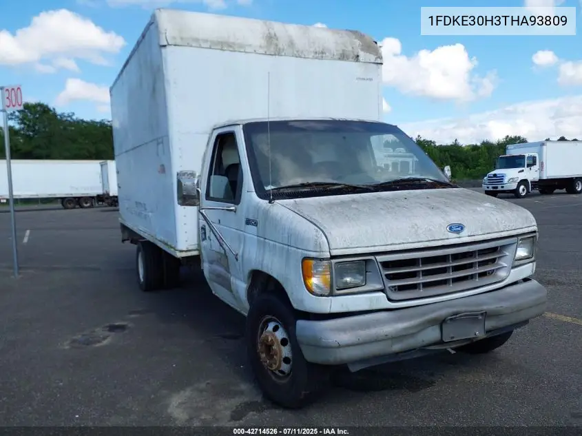 1996 Ford Econoline E350 Cutaway Van VIN: 1FDKE30H3THA93809 Lot: 42714526