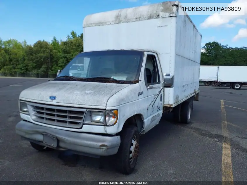 1996 Ford Econoline E350 Cutaway Van VIN: 1FDKE30H3THA93809 Lot: 42714526
