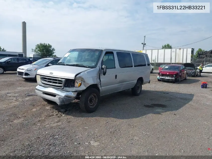 2002 Ford Econoline Xl/Xlt VIN: 1FBSS31L22HB33221 Lot: 42613580