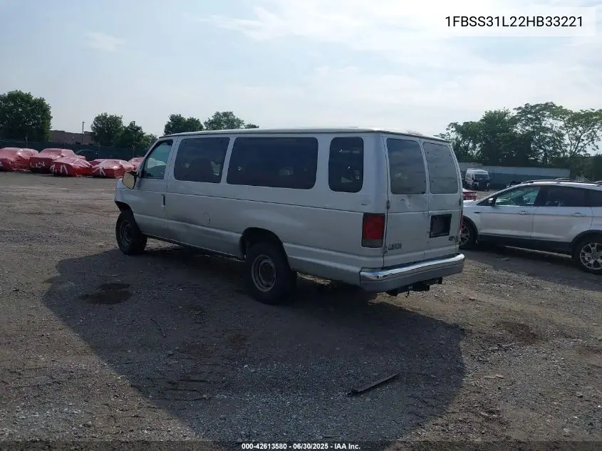 2002 Ford Econoline Xl/Xlt VIN: 1FBSS31L22HB33221 Lot: 42613580