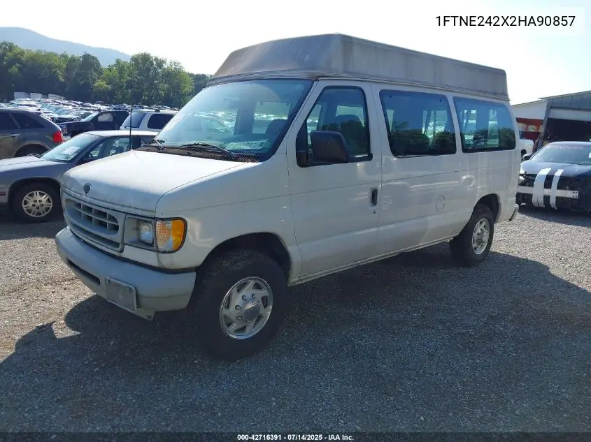 2002 Ford Econoline Commercial VIN: 1FTNE242X2HA90857 Lot: 42716391