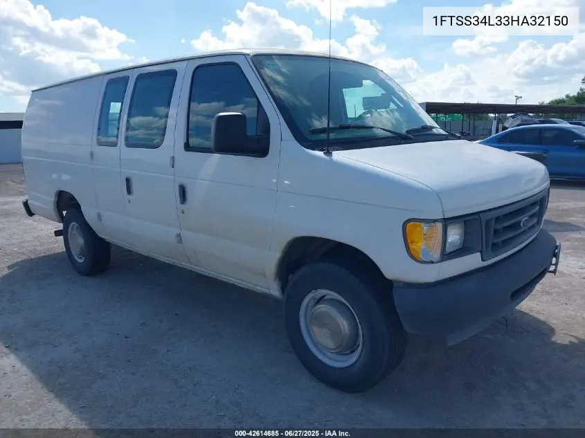 2003 Ford E-350 Super Duty Commercial/Recreational VIN: 1FTSS34L33HA32150 Lot: 42614685