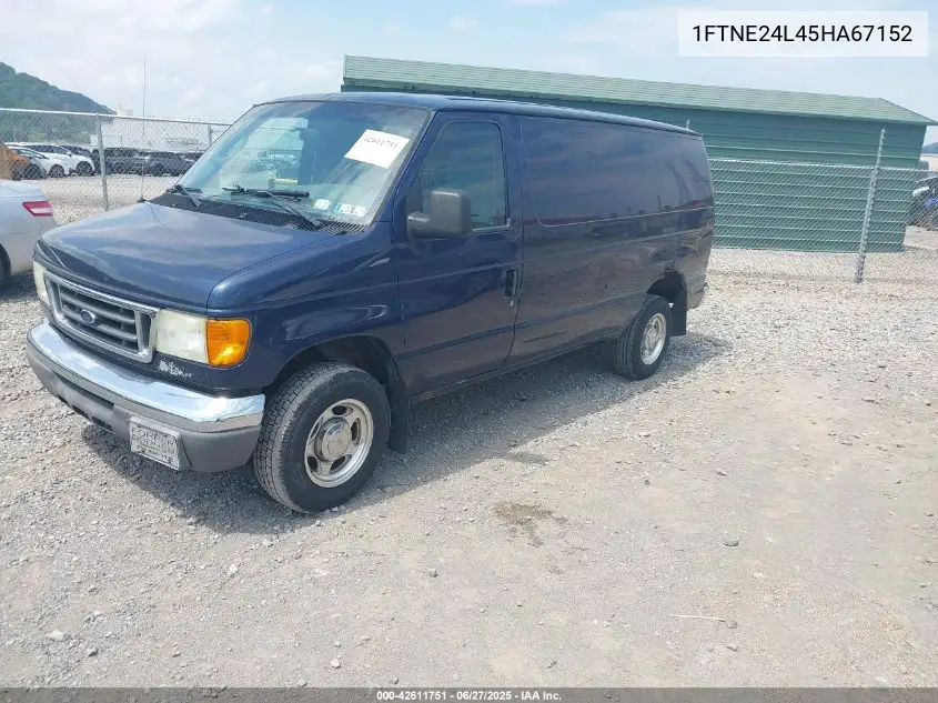 2005 Ford E-250 Commercial/Recreational VIN: 1FTNE24L45HA67152 Lot: 42611751