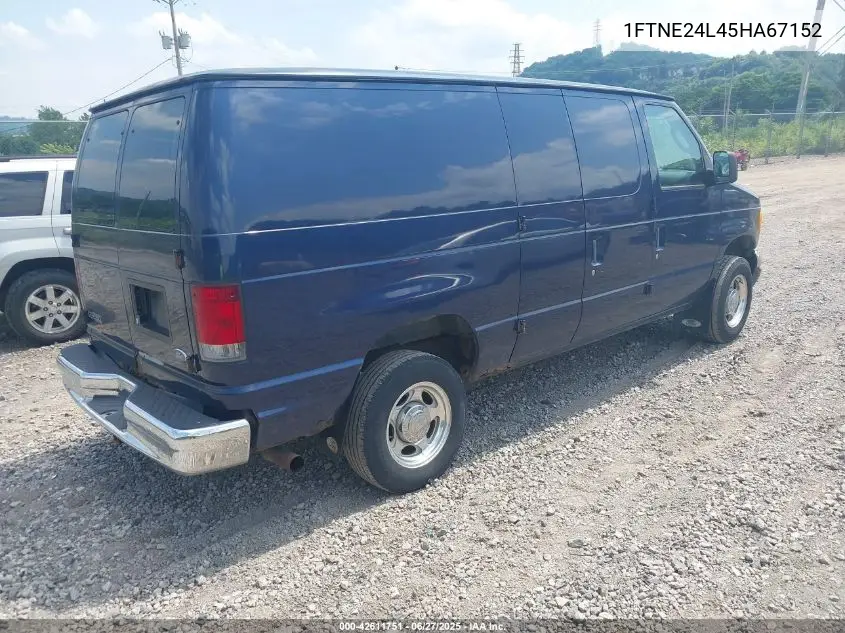 2005 Ford E-250 Commercial/Recreational VIN: 1FTNE24L45HA67152 Lot: 42611751