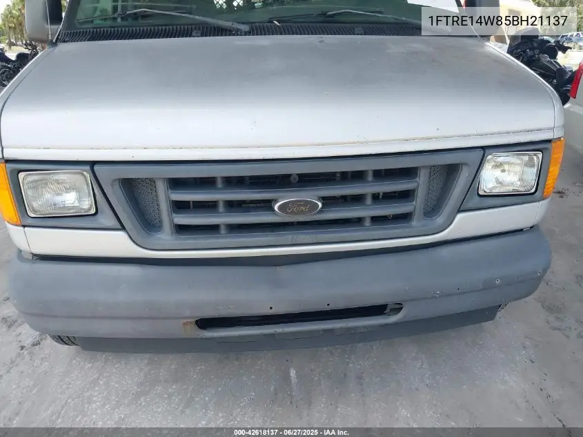 2005 Ford Econoline E150 Van VIN: 1FTRE14W85BH21137 Lot: 42618137