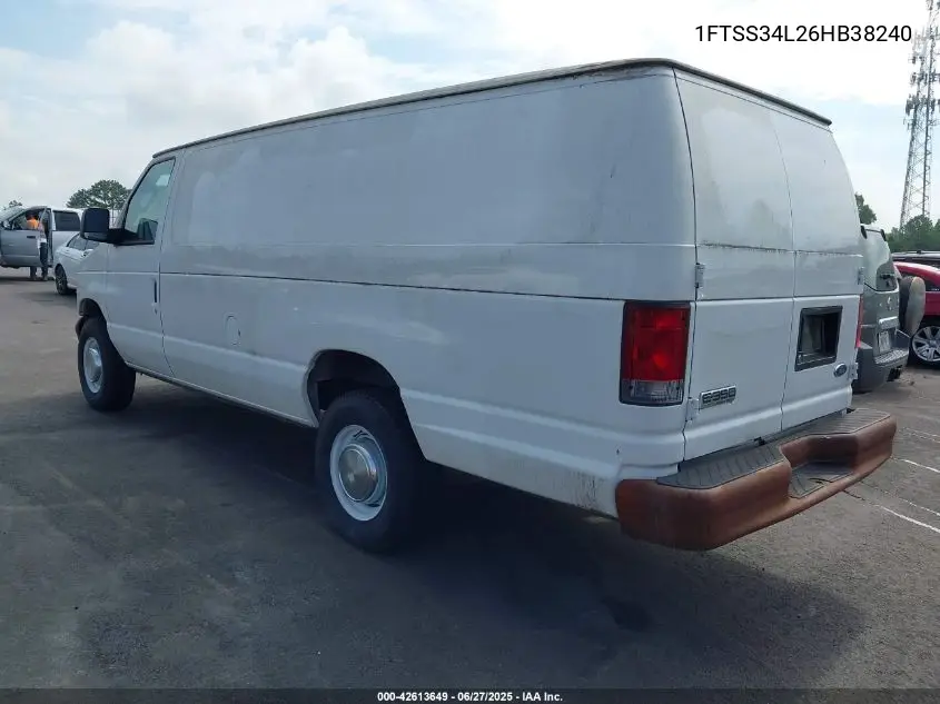 2006 Ford E-350 Super Duty Commercial/Recreational VIN: 1FTSS34L26HB38240 Lot: 42613649