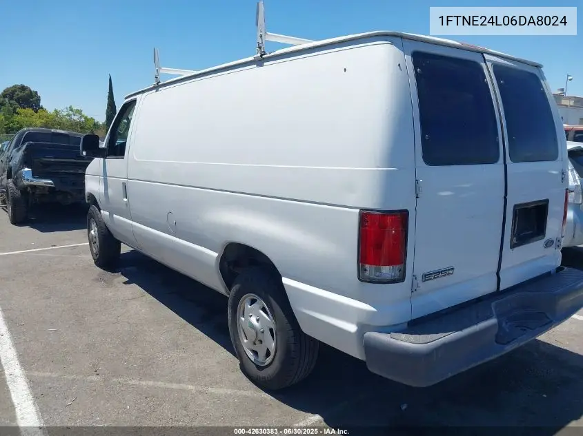 2006 Ford Econoline Commercial/Recreational VIN: 1FTNE24L06DA8024 Lot: 42630383