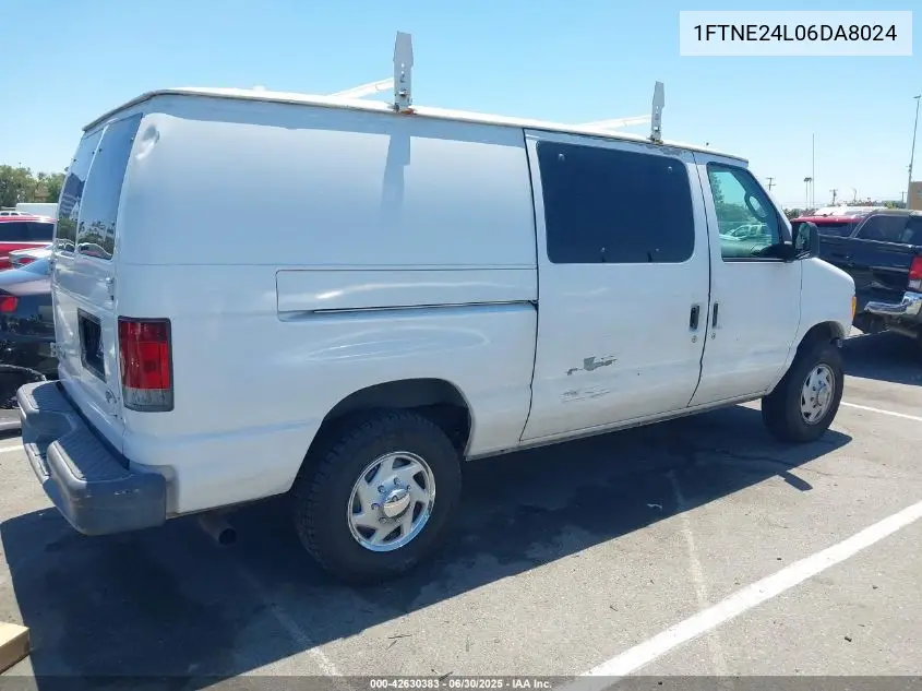2006 Ford Econoline Commercial/Recreational VIN: 1FTNE24L06DA8024 Lot: 42630383