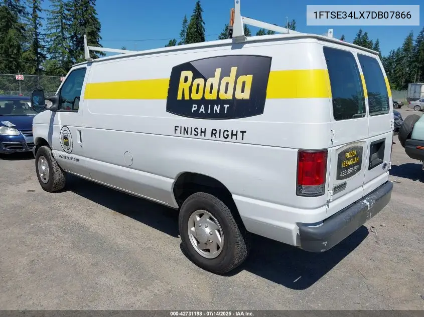 2007 Ford Econoline E350 Super Duty Van VIN: 1FTSE34LX7DB07866 Lot: 42731198