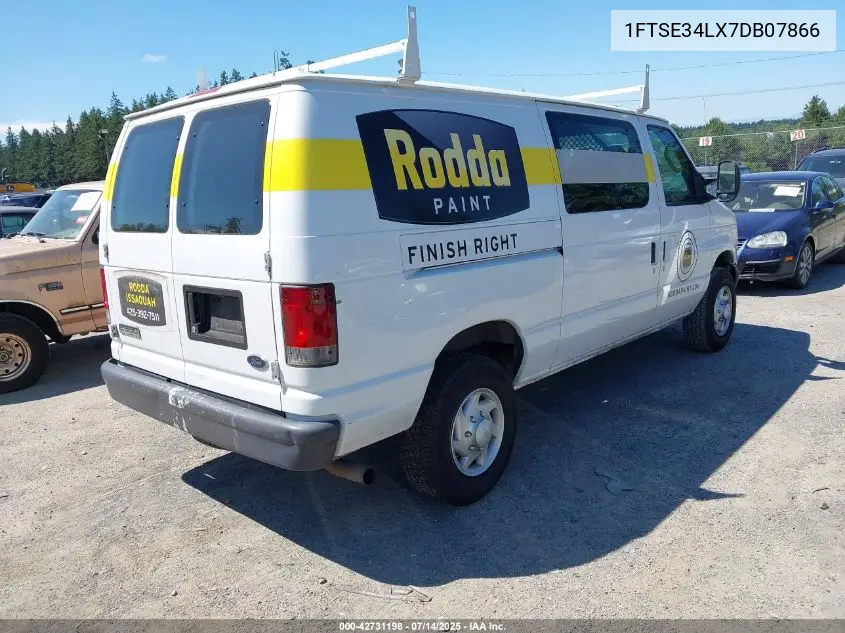 2007 Ford Econoline E350 Super Duty Van VIN: 1FTSE34LX7DB07866 Lot: 42731198