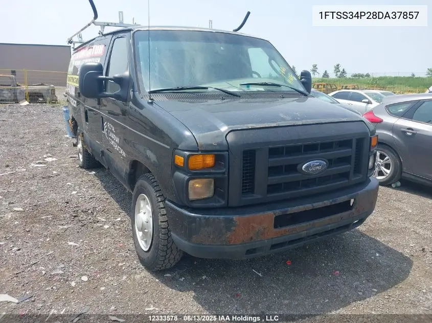 2008 Ford E-350 Super Duty Commercial VIN: 1FTSS34P28DA37857 Lot: 12333578