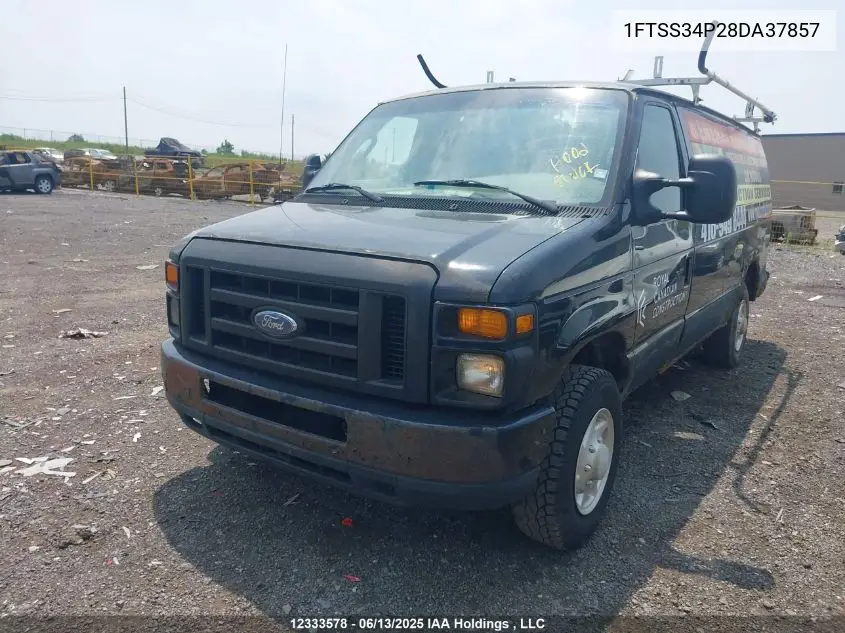 2008 Ford E-350 Super Duty Commercial VIN: 1FTSS34P28DA37857 Lot: 12333578