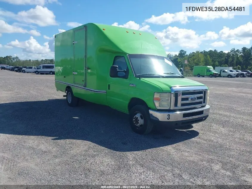 2008 Ford E-350 Cutaway VIN: 1FDWE35L28DA54481 Lot: 42622449