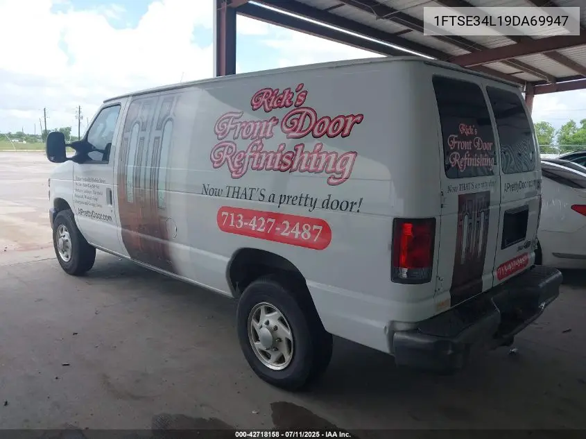 2009 Ford E-350 Super Duty Commercial/Recreational VIN: 1FTSE34L19DA69947 Lot: 42718158
