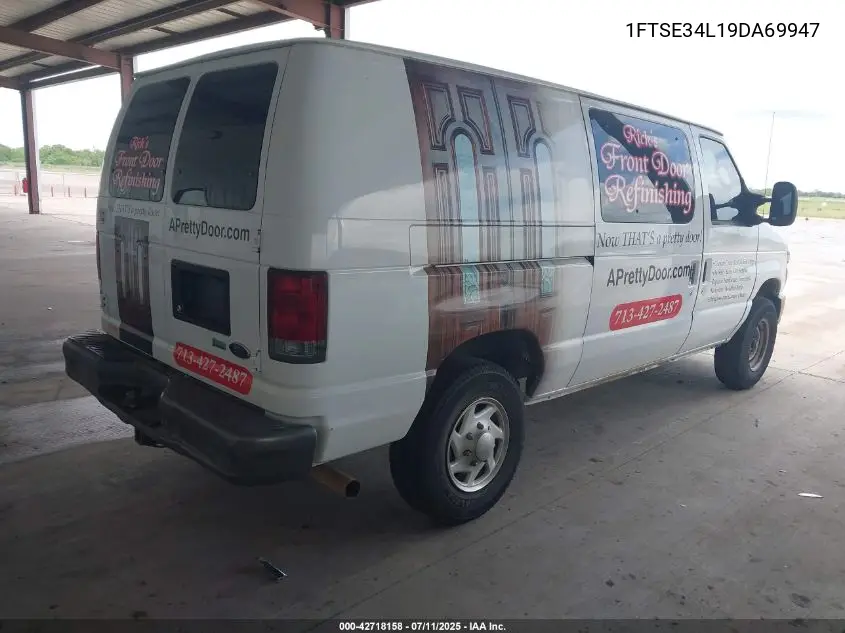 2009 Ford E-350 Super Duty Commercial/Recreational VIN: 1FTSE34L19DA69947 Lot: 42718158