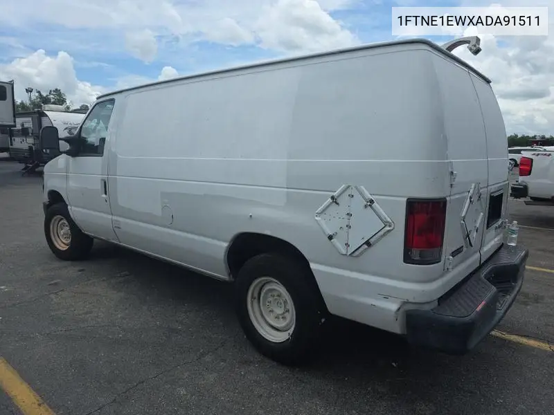 2010 Ford Econoline E150 Van VIN: 1FTNE1EWXADA91511 Lot: 42729274