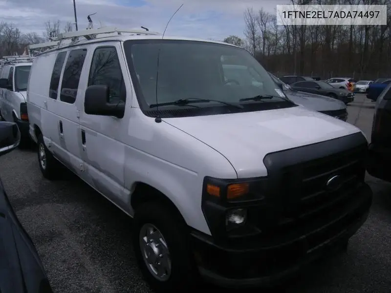 2010 Ford E-250 Commercial/Recreational VIN: 1FTNE2EL7ADA74497 Lot: 42734704
