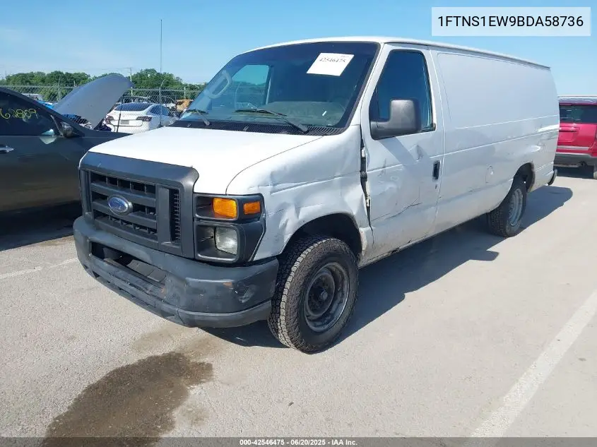 2011 Ford E-150 Commercial VIN: 1FTNS1EW9BDA58736 Lot: 42546475