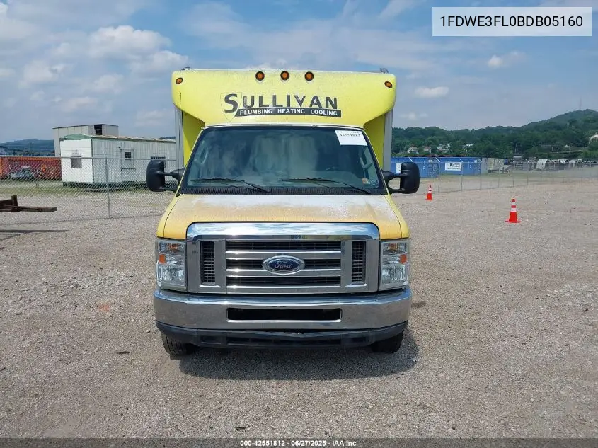 2011 Ford E-350 Cutaway VIN: 1FDWE3FL0BDB05160 Lot: 42551812