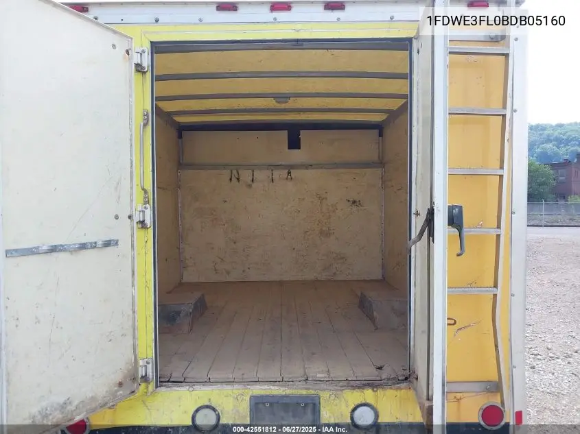 2011 Ford E-350 Cutaway VIN: 1FDWE3FL0BDB05160 Lot: 42551812