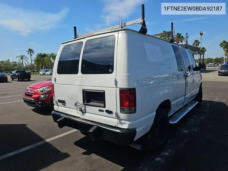 2011 Ford Econoline E250 Van VIN: 1FTNE2EW0BDA92187 Lot: 42636336