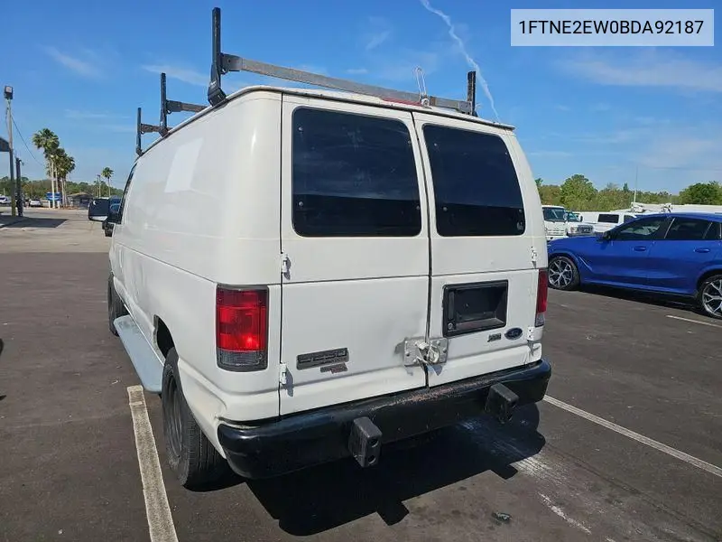 2011 Ford Econoline E250 Van VIN: 1FTNE2EW0BDA92187 Lot: 42636336