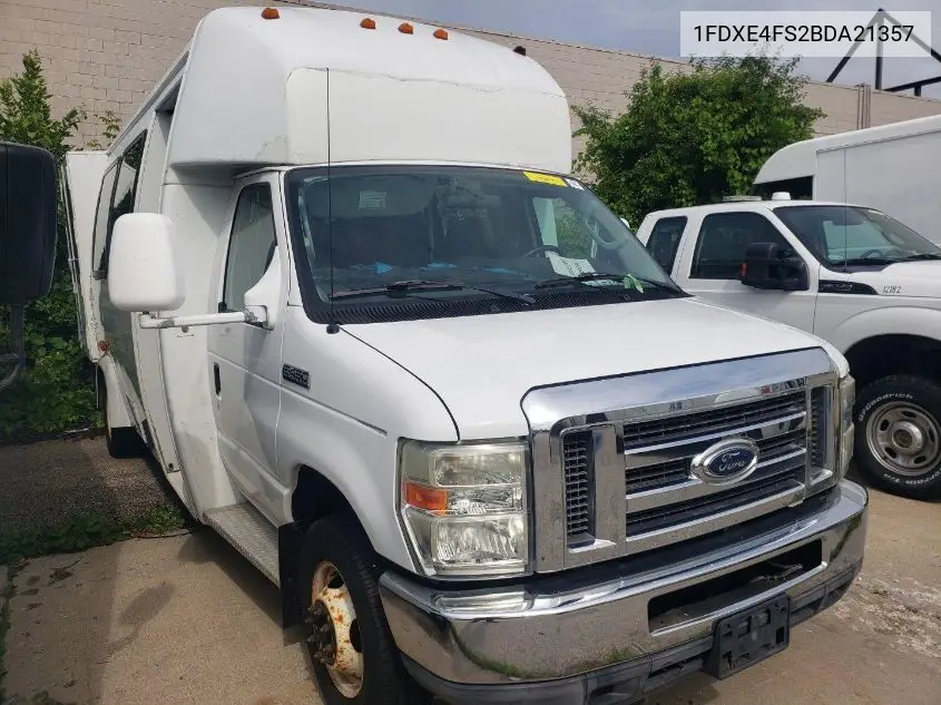 2011 Ford E-450 Cutaway E450 Super Duty Cutwy Van VIN: 1FDXE4FS2BDA21357 Lot: 42731358