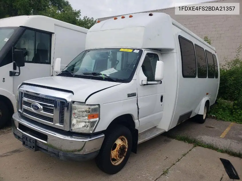 2011 Ford E-450 Cutaway E450 Super Duty Cutwy Van VIN: 1FDXE4FS2BDA21357 Lot: 42731358