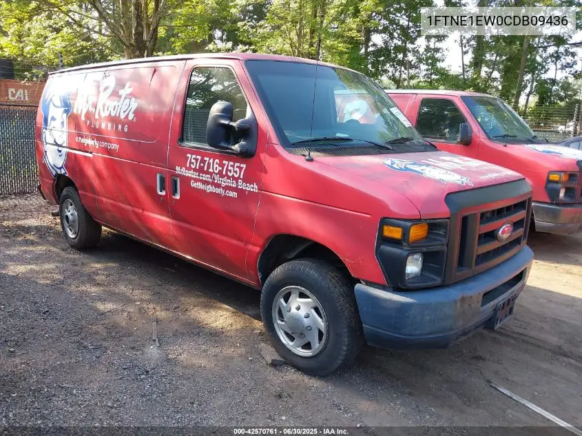 2012 Ford Econoline Commercial VIN: 1FTNE1EW0CDB09436 Lot: 42570761