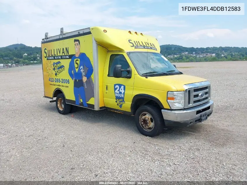2013 Ford E-350 Cutaway VIN: 1FDWE3FL4DDB12583 Lot: 42540492