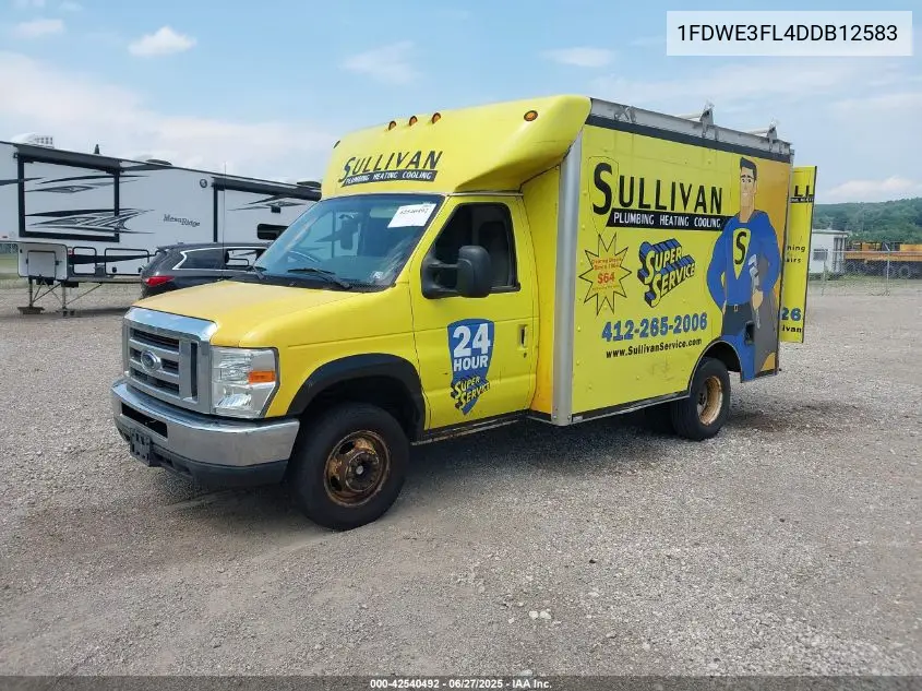 2013 Ford E-350 Cutaway VIN: 1FDWE3FL4DDB12583 Lot: 42540492