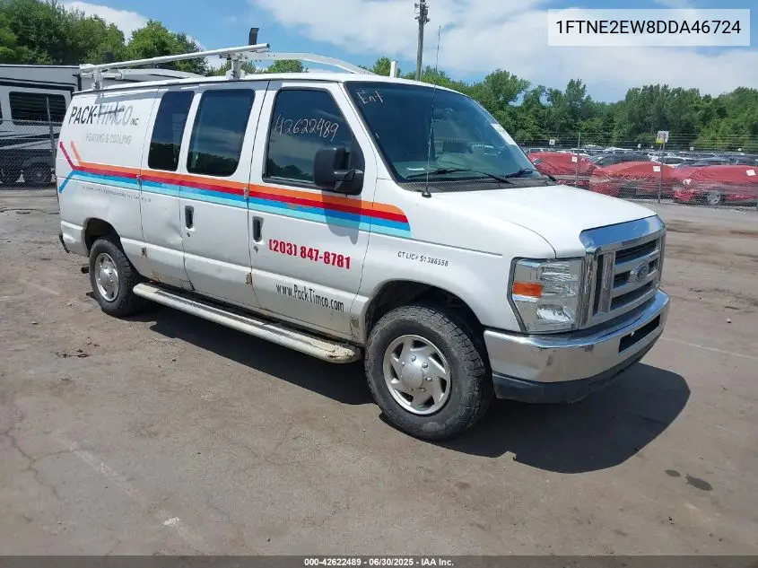2013 Ford E-250 Commercial VIN: 1FTNE2EW8DDA46724 Lot: 42622489