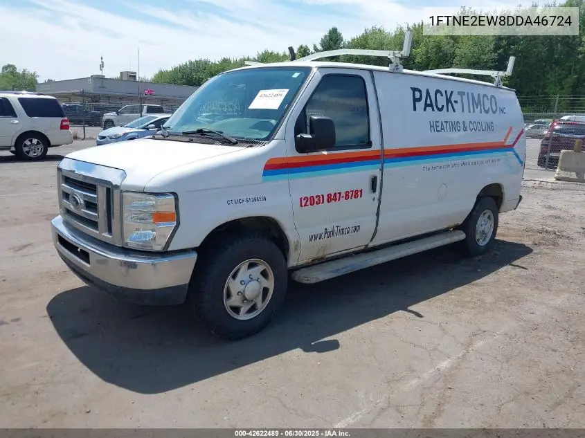 2013 Ford E-250 Commercial VIN: 1FTNE2EW8DDA46724 Lot: 42622489