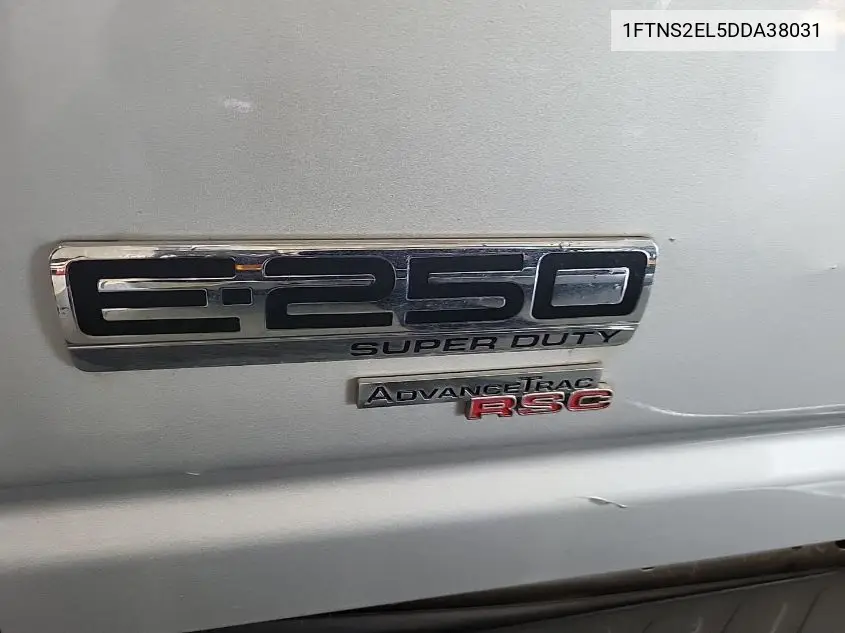 2013 Ford Econoline E250 Van VIN: 1FTNS2EL5DDA38031 Lot: 42731967