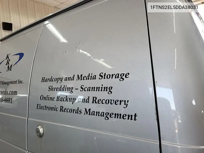 2013 Ford Econoline E250 Van VIN: 1FTNS2EL5DDA38031 Lot: 42731967
