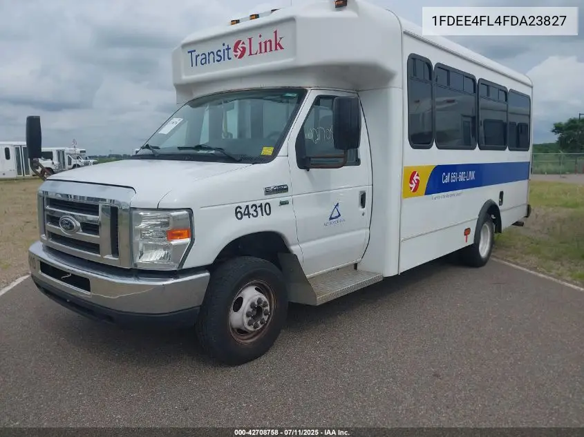 2015 Ford Econoline E450 Super Duty Cutwy Van VIN: 1FDEE4FL4FDA23827 Lot: 42708758