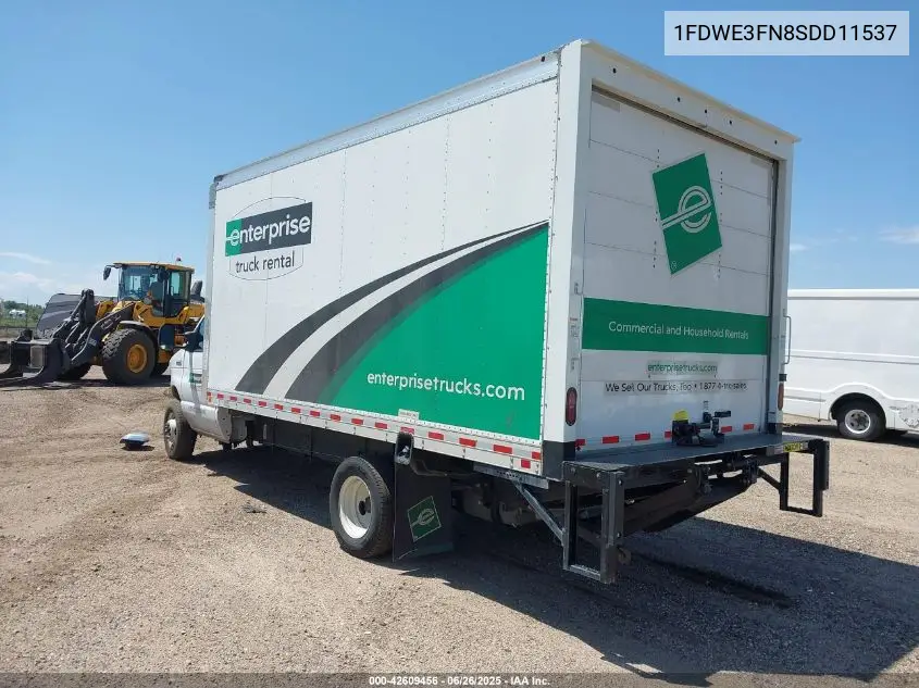 2025 Ford E-350 Cutaway VIN: 1FDWE3FN8SDD11537 Lot: 42609456