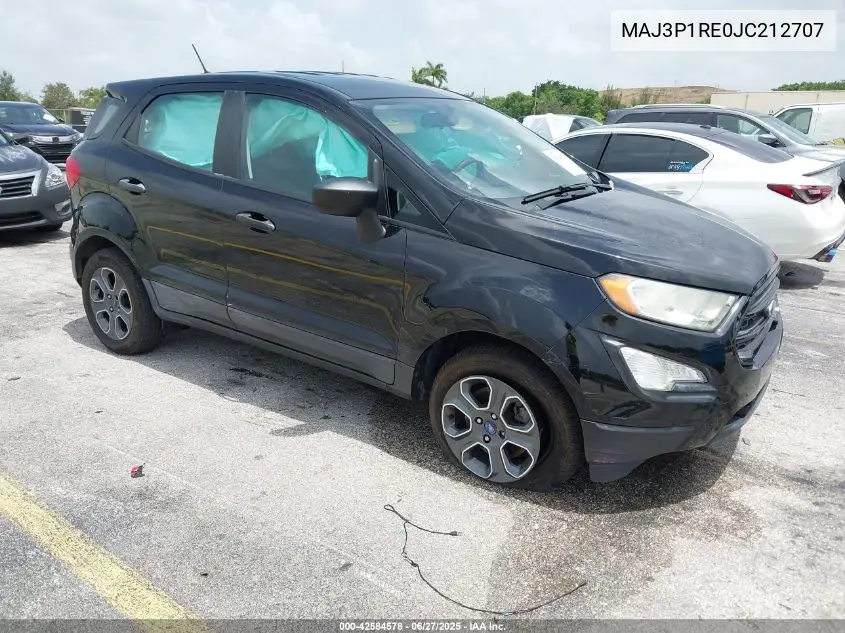 2018 Ford Ecosport S VIN: MAJ3P1RE0JC212707 Lot: 42584578