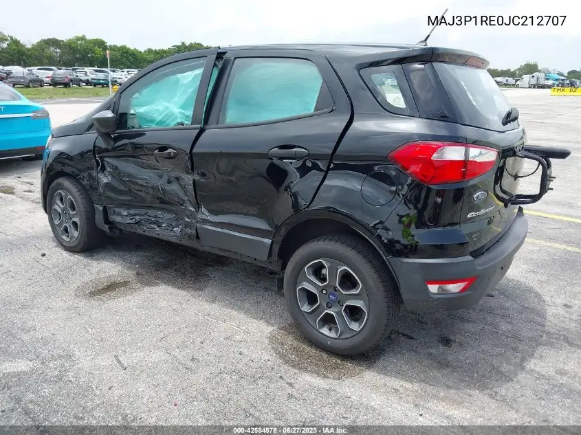 2018 Ford Ecosport S VIN: MAJ3P1RE0JC212707 Lot: 42584578