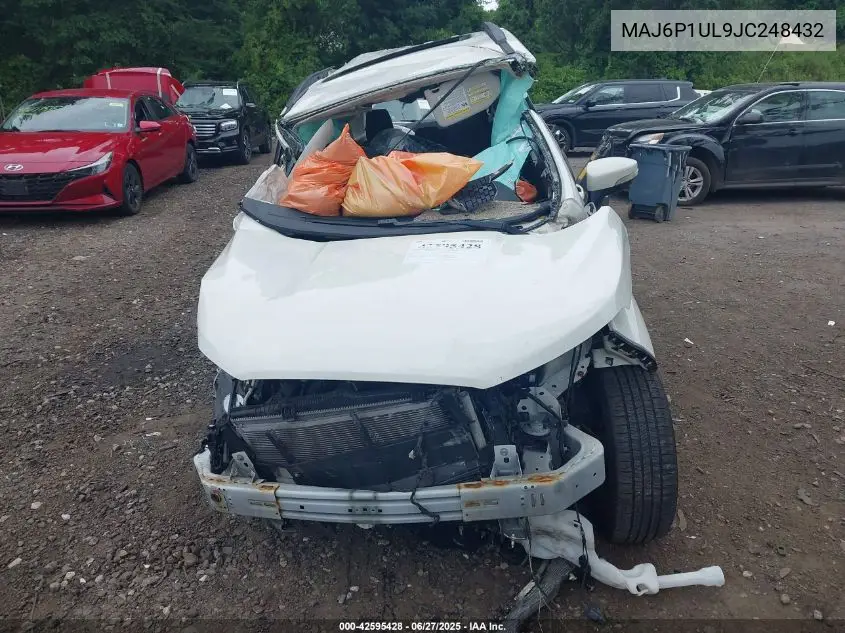 2018 Ford Ecosport Se VIN: MAJ6P1UL9JC248432 Lot: 42595428