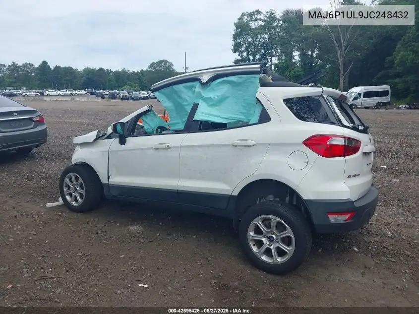 2018 Ford Ecosport Se VIN: MAJ6P1UL9JC248432 Lot: 42595428