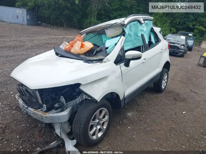 2018 Ford Ecosport Se VIN: MAJ6P1UL9JC248432 Lot: 42595428
