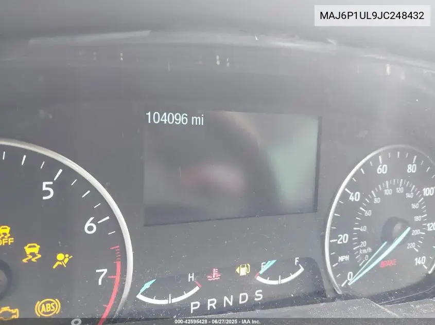 2018 Ford Ecosport Se VIN: MAJ6P1UL9JC248432 Lot: 42595428