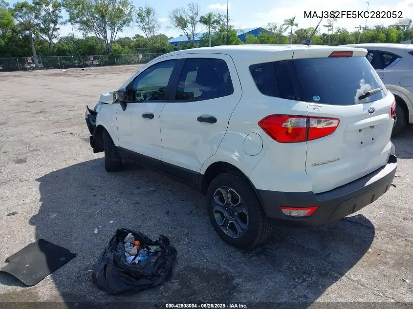 2019 Ford Ecosport S VIN: MAJ3S2FE5KC282052 Lot: 42608004
