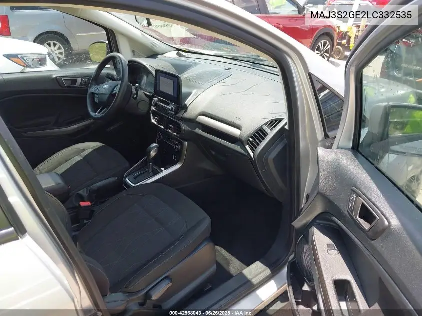 2020 Ford Ecosport Se VIN: MAJ3S2GE2LC332535 Lot: 42568043